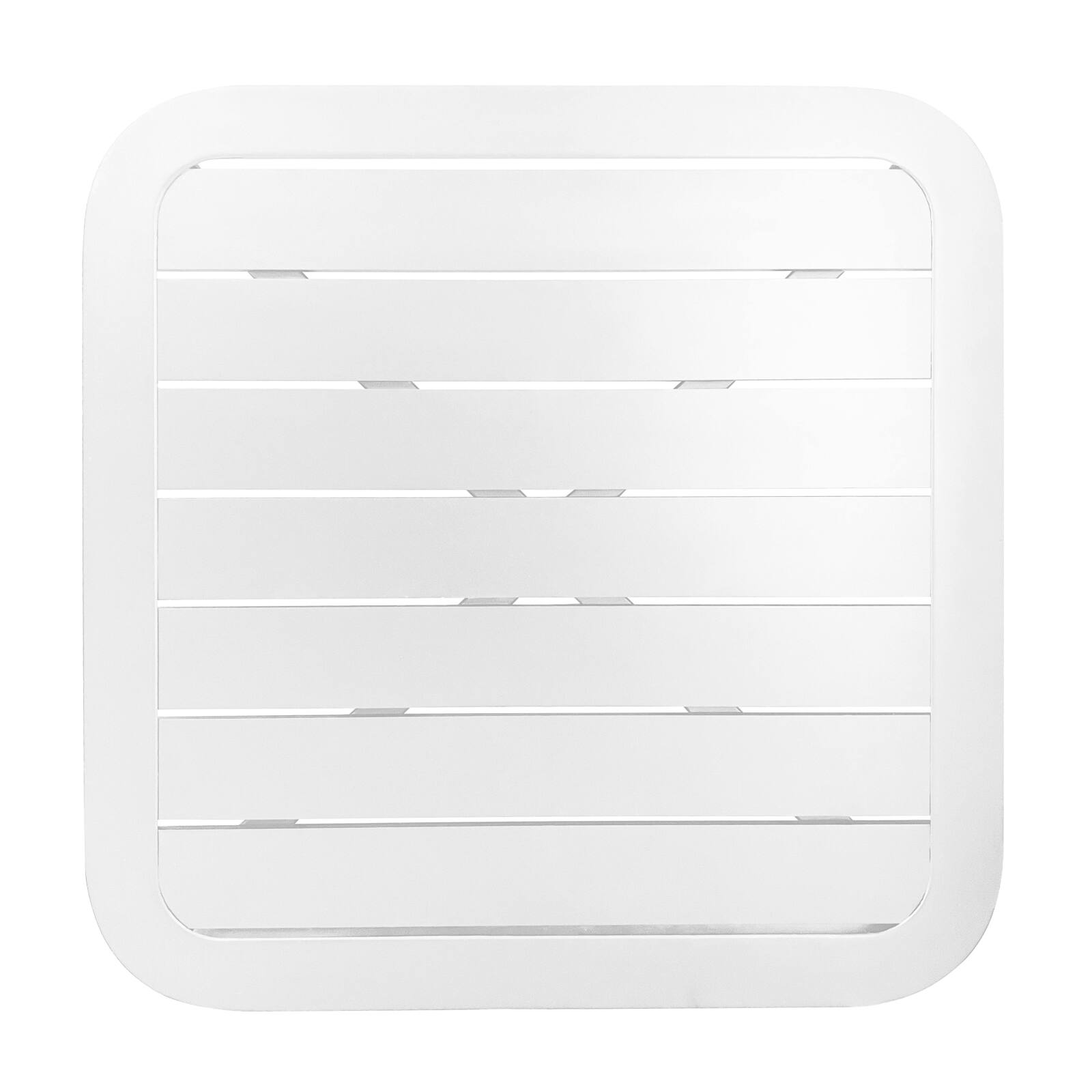 Tablero cuadrado de aluminio para terraza 60 x 60 cm
