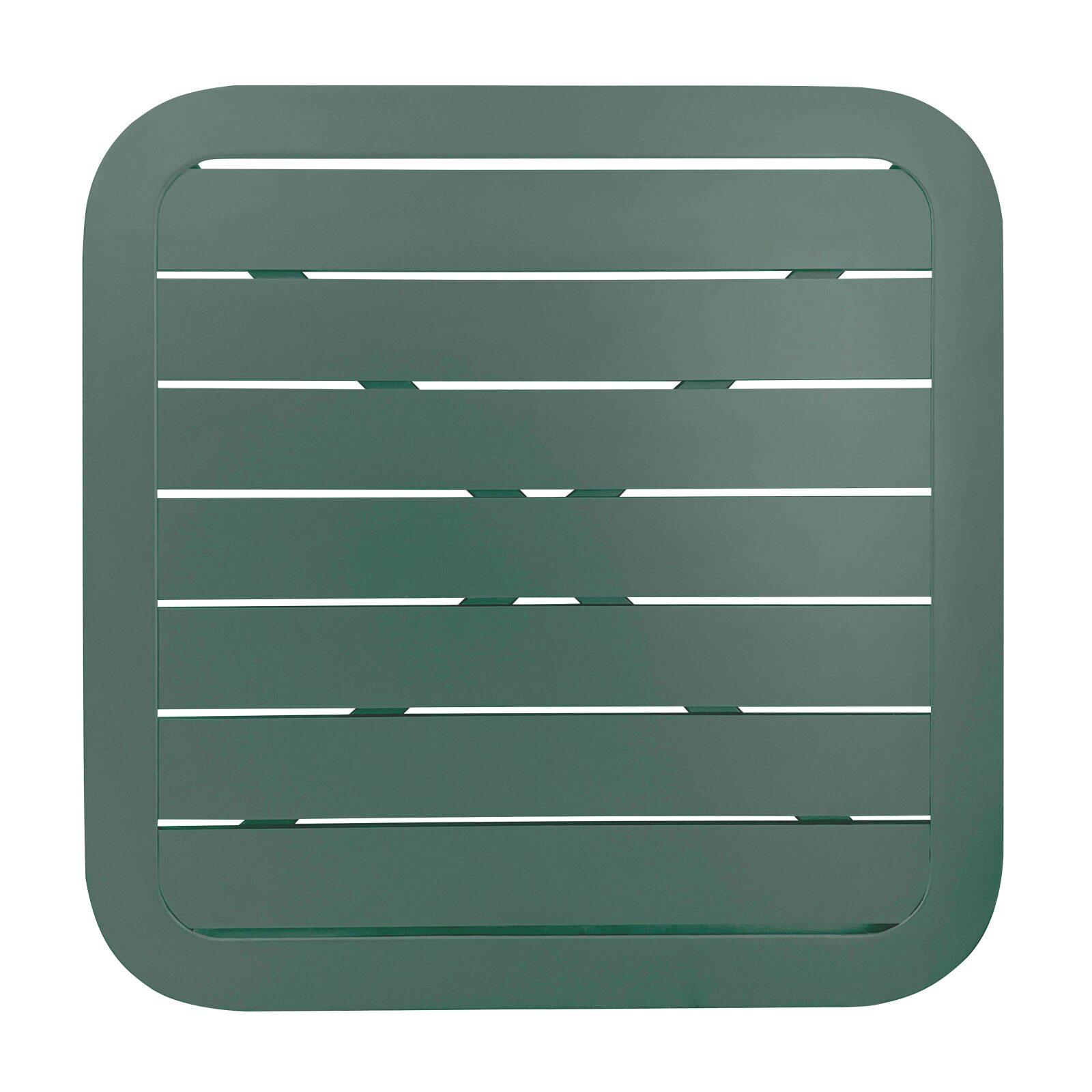 Tablero cuadrado de aluminio para terraza 60 x 60 cm