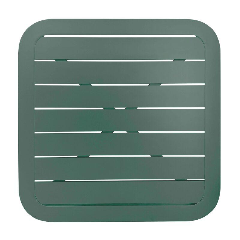 Tablero cuadrado de aluminio para terraza 60 x 60 cm