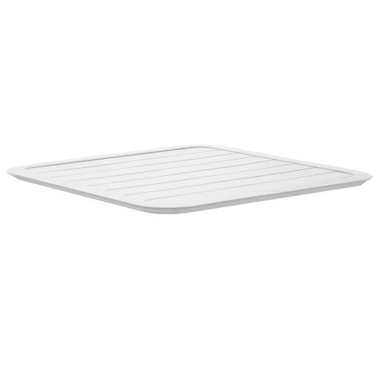 Tablero cuadrado de aluminio para terraza 70 x 70 cm