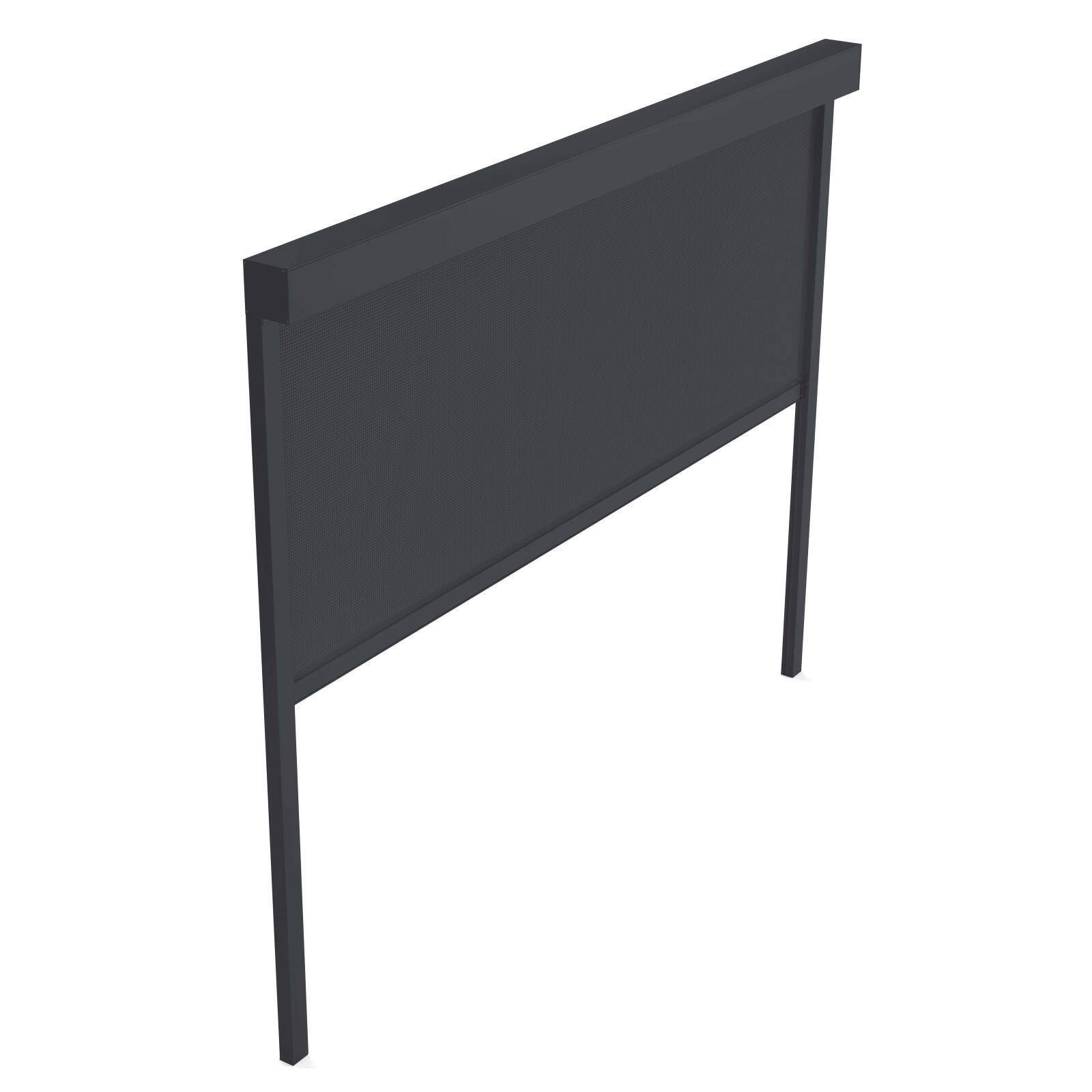 Pérgola bioclimática de aluminio de 3 x 4 m con decoración de madera y 1 toldo Pérgola bioclimática de aluminio de 3 x 4 m con decoración de madera y 1 toldo