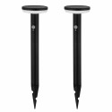Baliza solar LED con acabado negro mate con sensor de movimiento