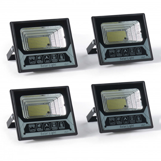 Lote de proyectores solares LED con mando (1/1)