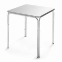 Mesa cuadrada de aluminio