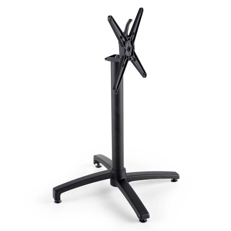 Mesa de terraza basculante de aluminio 70x70 cm