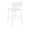 Mesa alta reclinable de 60x60 cm y 2 sillas altas de aluminio