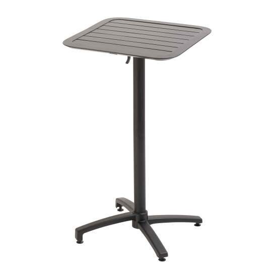 Mesa basculante alta de aluminio de 60x60 cm | Oviala