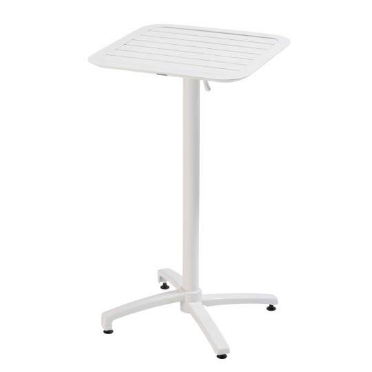 Mesa basculante alta de aluminio de 60x60 cm | Oviala