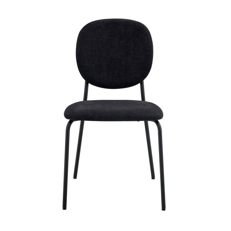 Lote de 2 sillas de acero y tela (4/5)