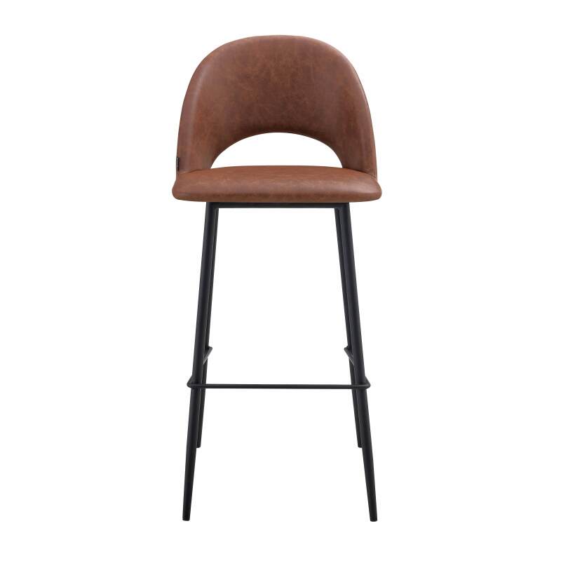 Lote de 2 tronas de metal y textil revestido (4/5)