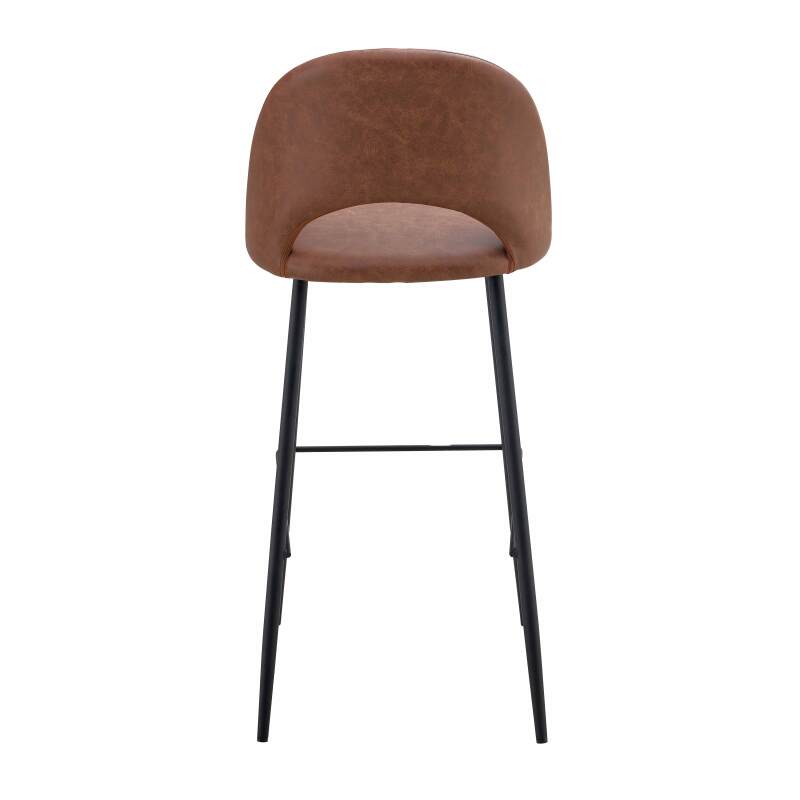 Lote de 2 tronas de metal y textil revestido (2/5)