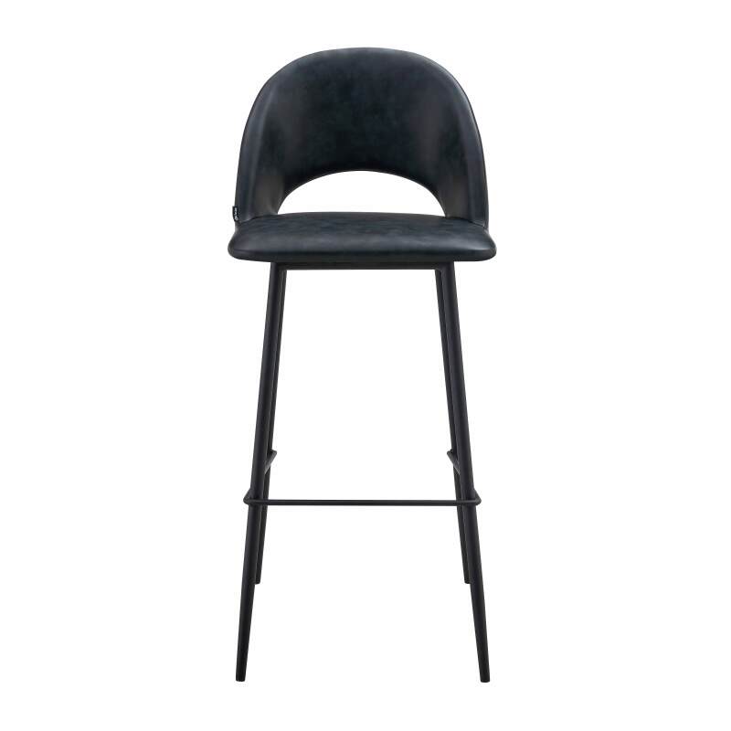 Lote de 2 tronas de metal y textil revestido (4/5)