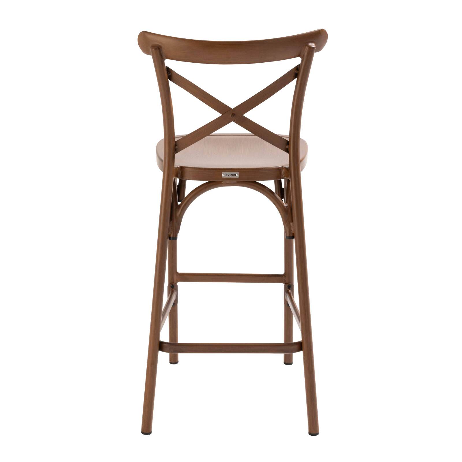 Silla alta de aluminio para terraza