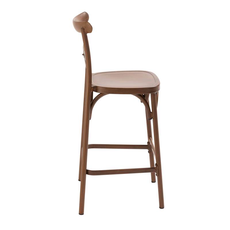 Silla alta de aluminio para terraza