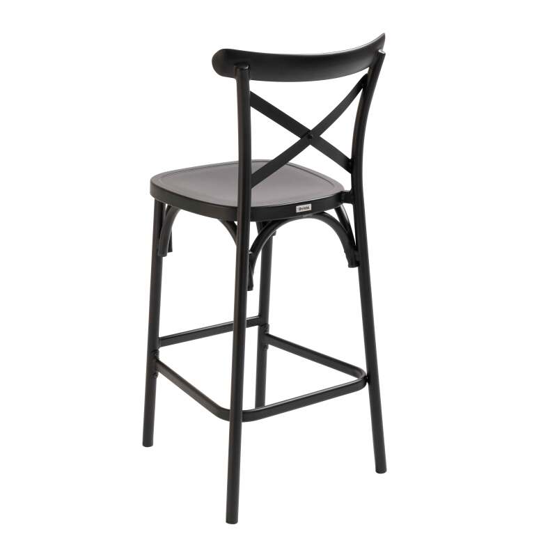 Silla alta de aluminio para terraza (2/7)