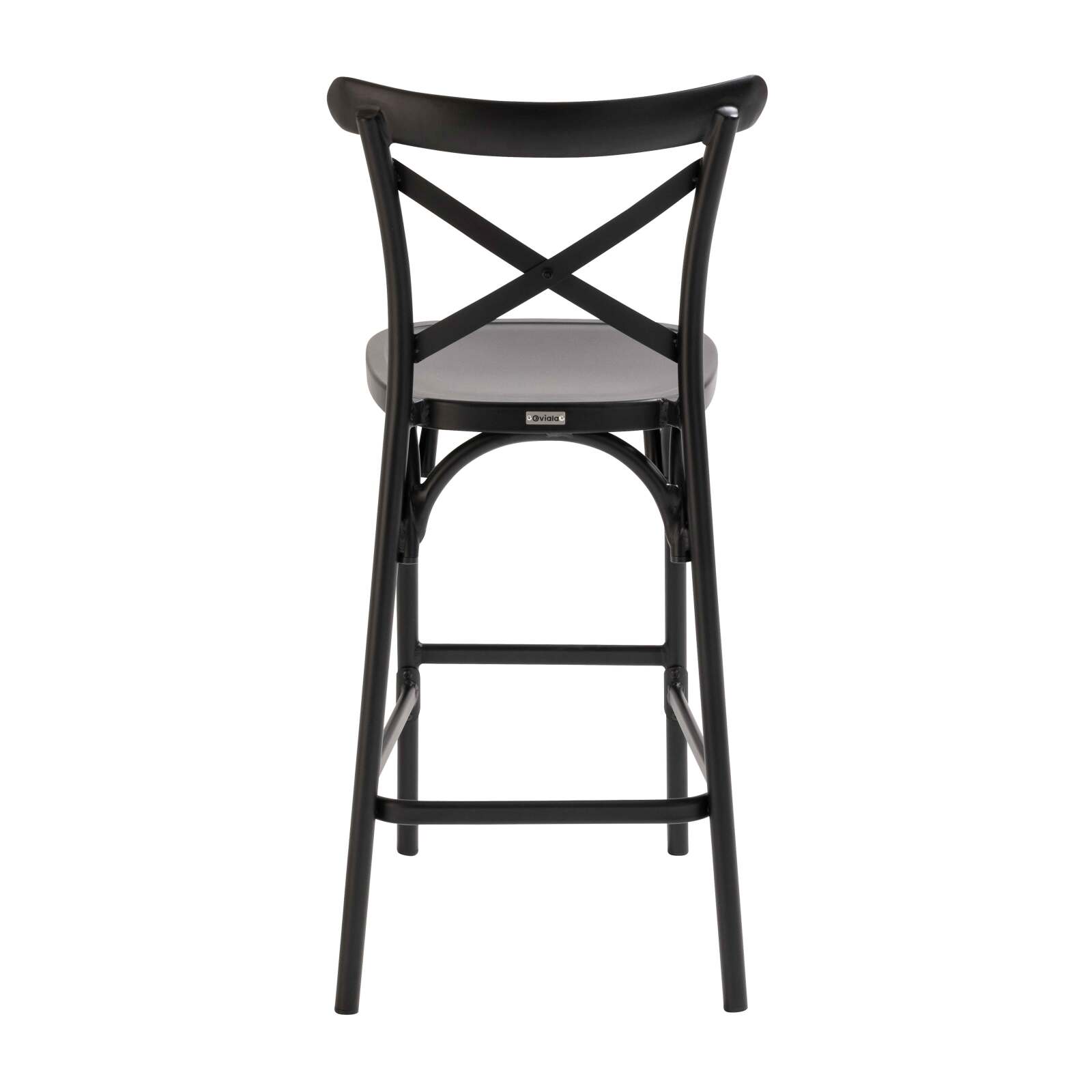 Silla alta de aluminio para terraza