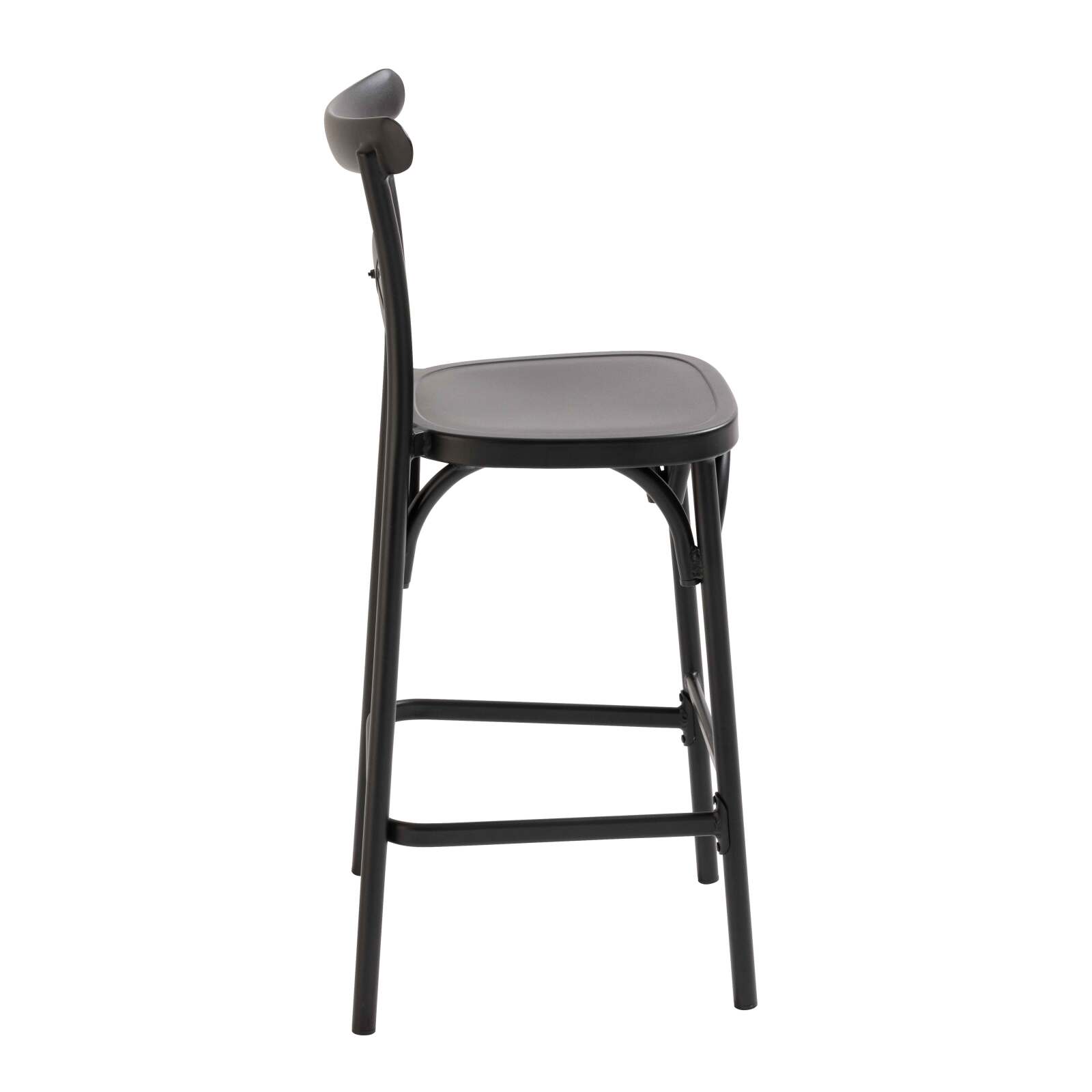 Silla alta de aluminio para terraza