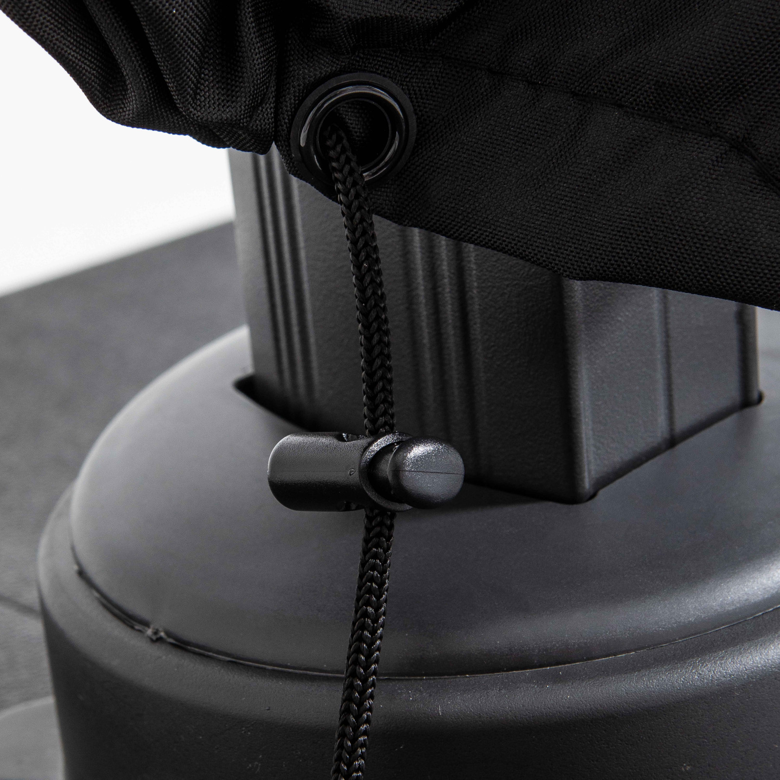 Funda para sombrilla colgante negra alto 240 cm