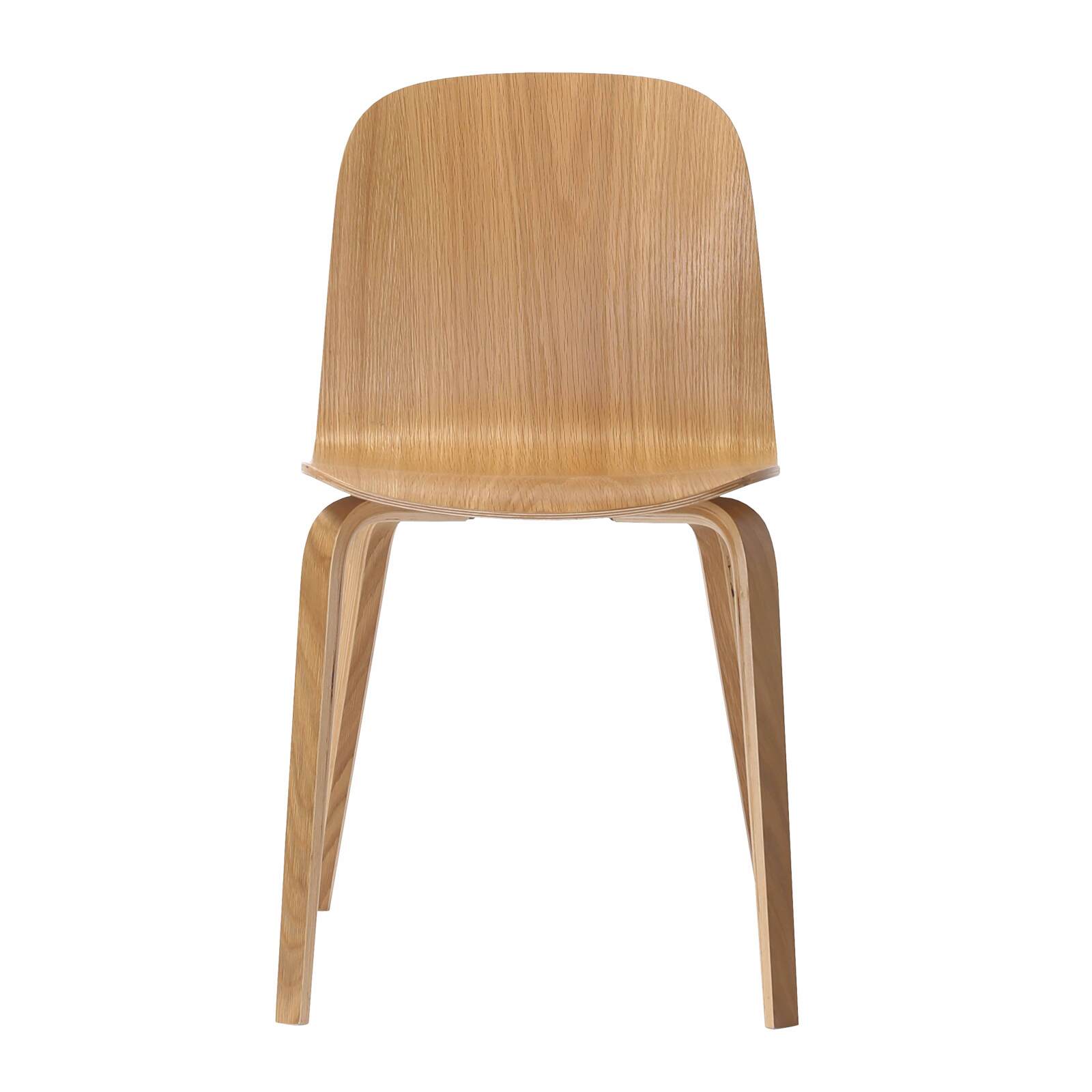 Lote de 2 sillas de madera contrachapada FSC®