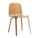Lote de 2 sillas de madera contrachapada FSC®