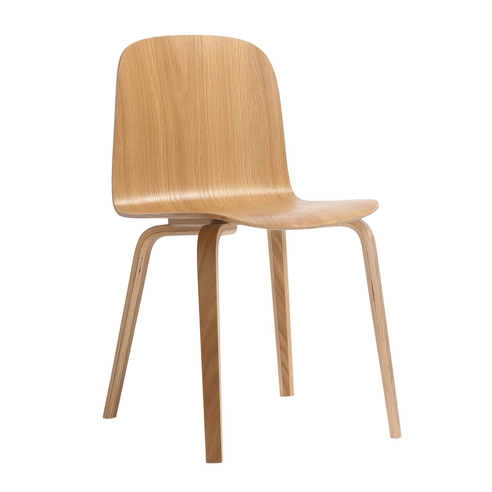 Lote de 2 sillas de madera contrachapada FSC®