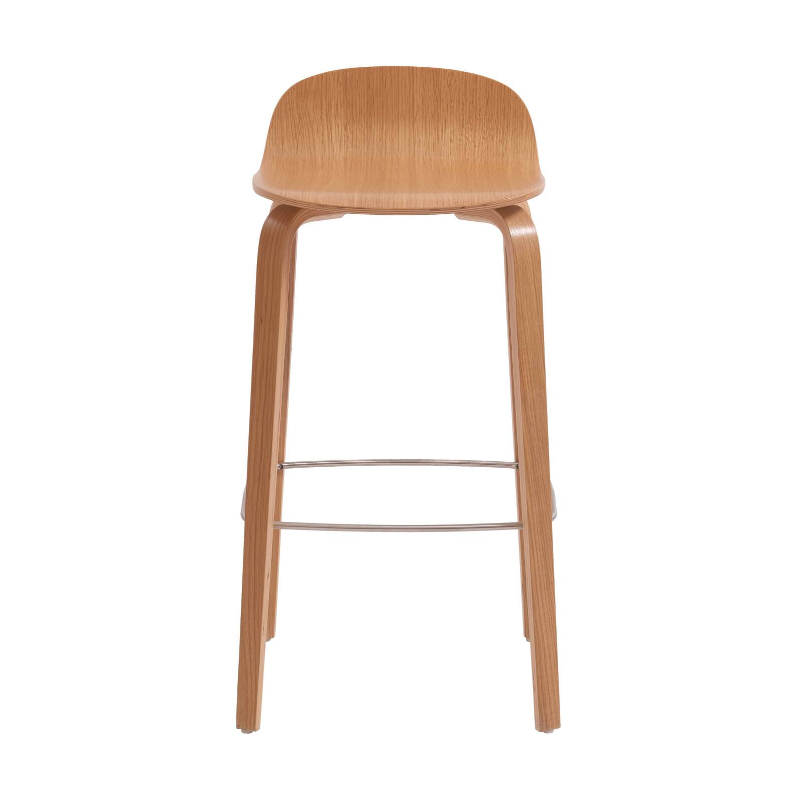 Silla alta de madera contrachapada