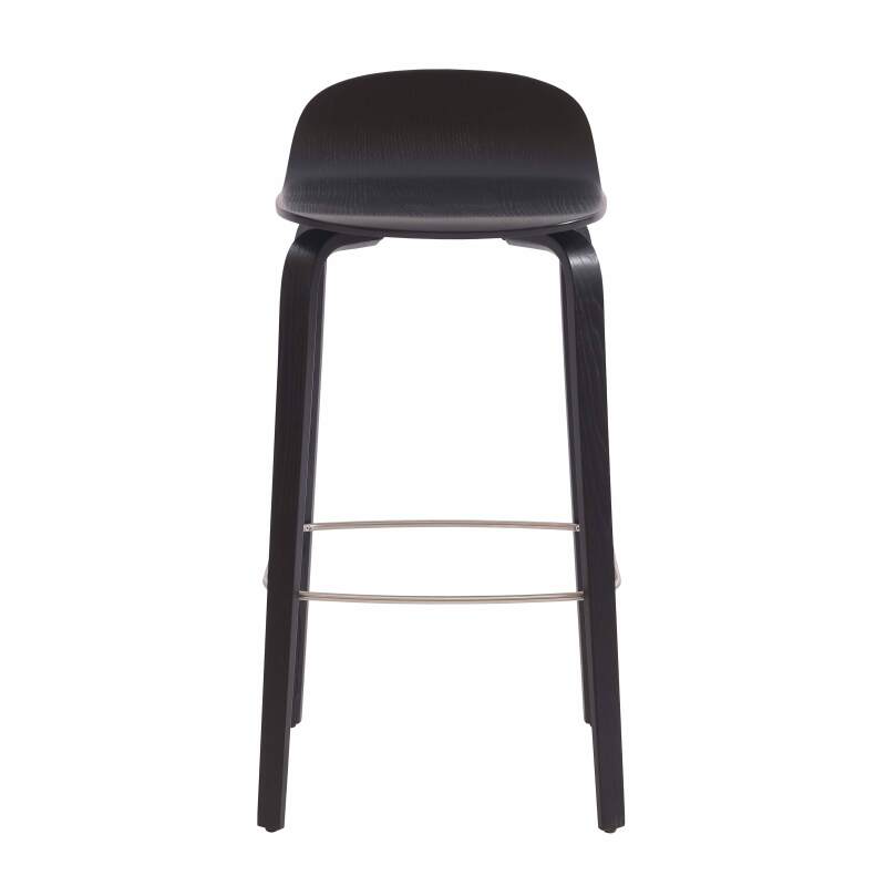 Silla alta de madera contrachapada (2/5)