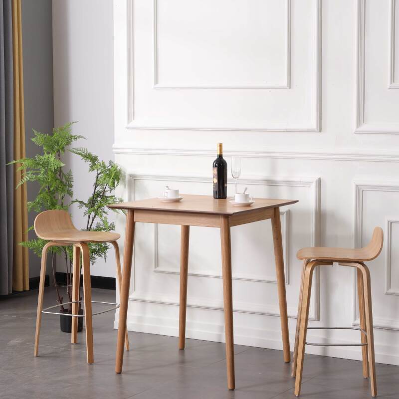 Silla alta de madera contrachapada (3/7)