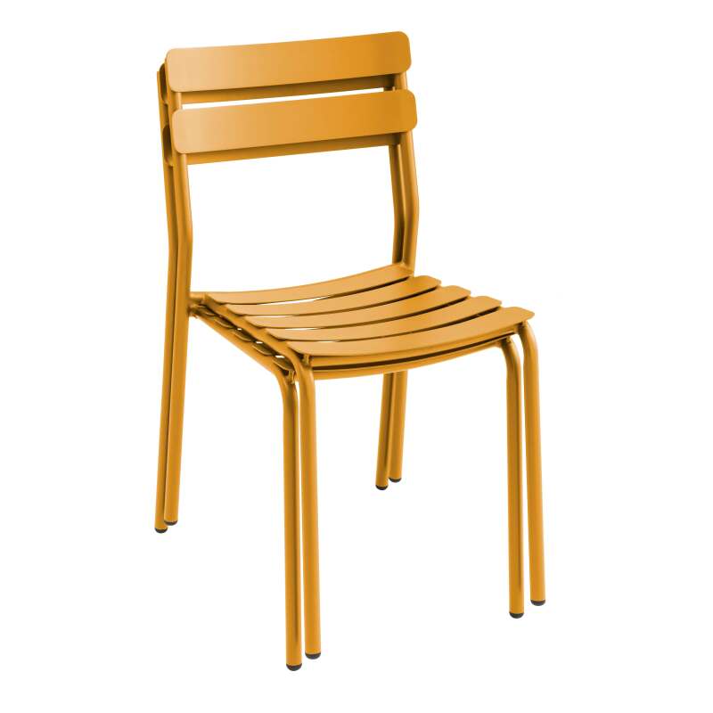 Mesa de terraza cuadrada 70 x 70 cm y 2 sillas de aluminio (6/7)