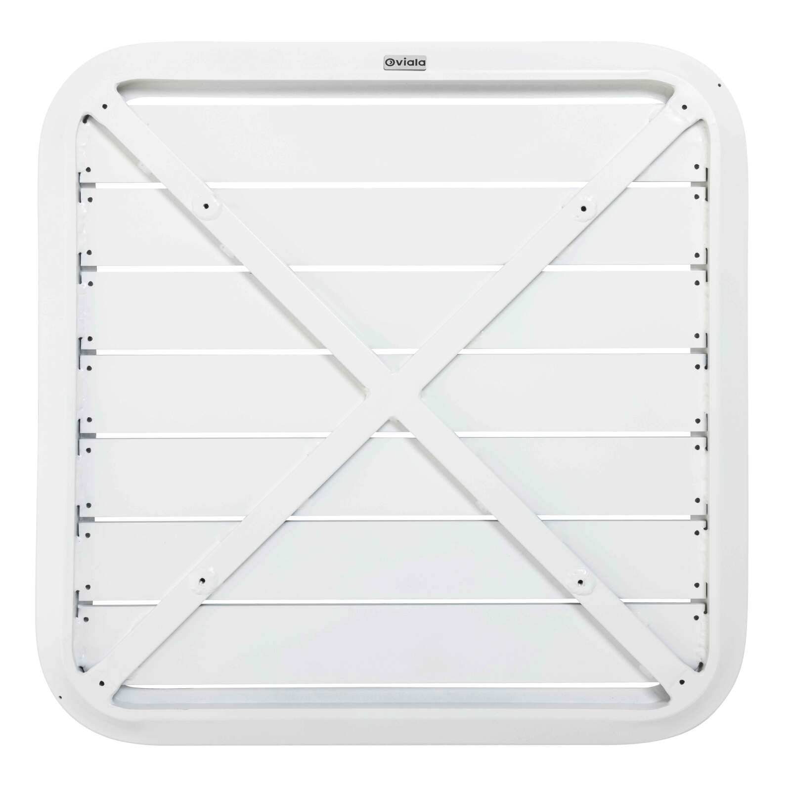 Tablero cuadrado de aluminio para terraza 70 x 70 cm