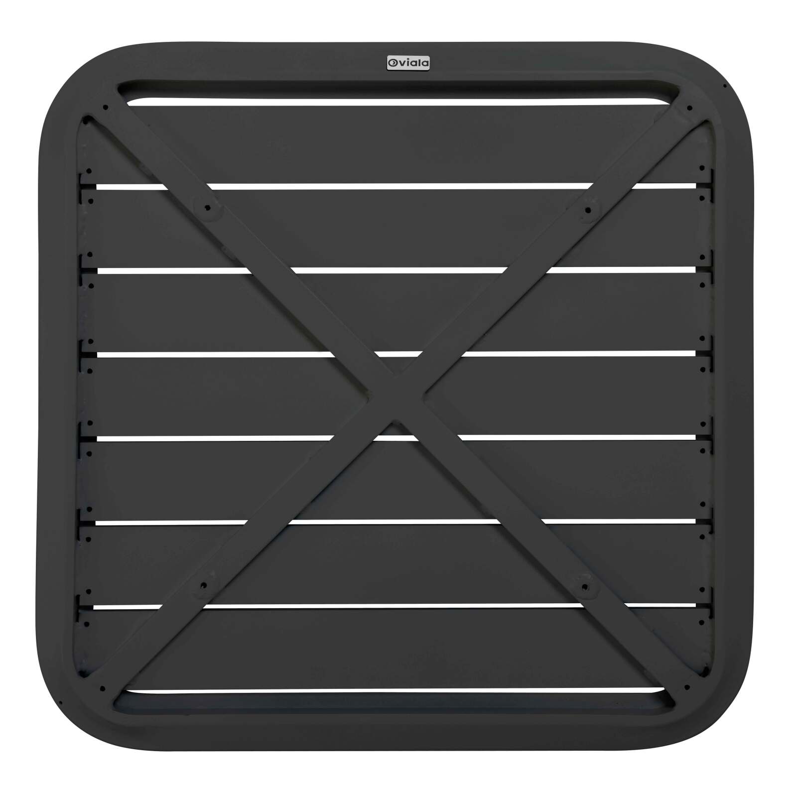 Tablero cuadrado de aluminio para terraza 60 x 60 cm