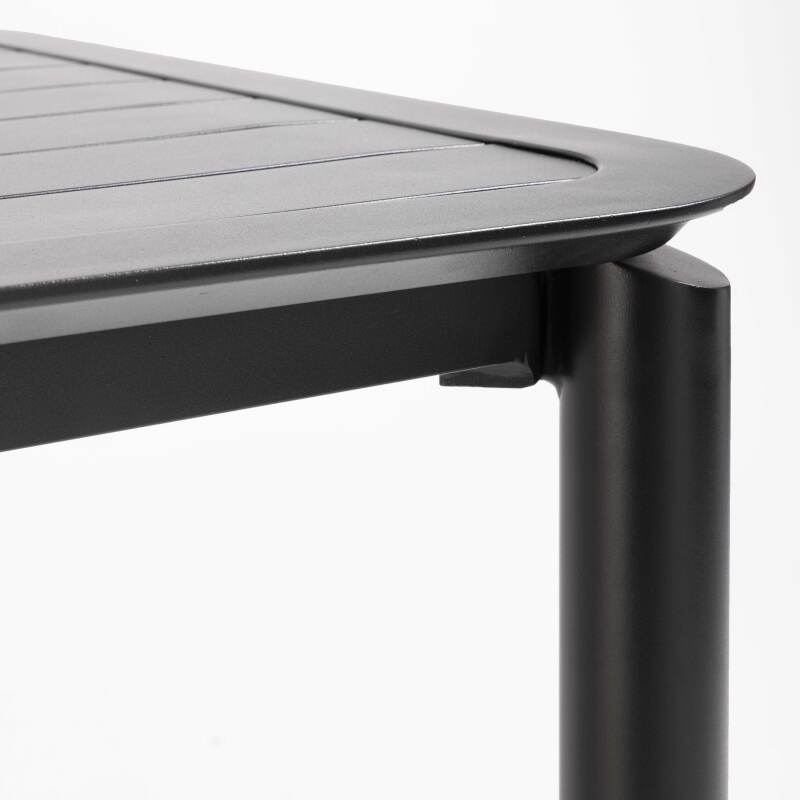 Mesa de aluminio para terraza