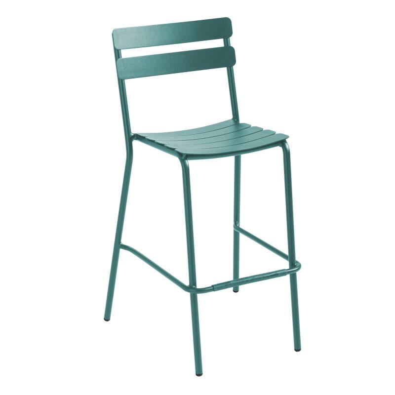 Silla alta de aluminio