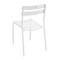 Mesa de terraza rectangular 185 x 92 cm y 8 sillas de aluminio