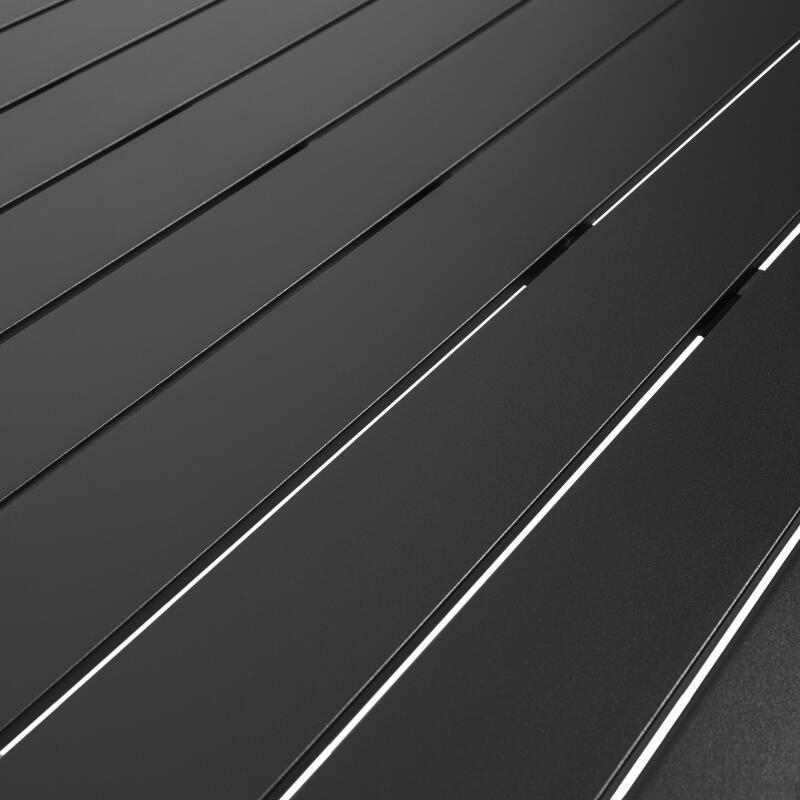 Mesa rectangular de aluminio para terraza (5/6)