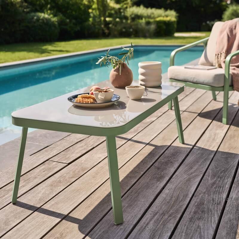 Conjunto de muebles de jardín de aluminio de 5 plazas (2/7)