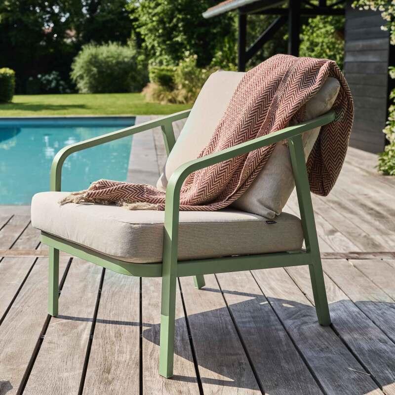 Conjunto de muebles de jardín de aluminio de 5 plazas (3/7)