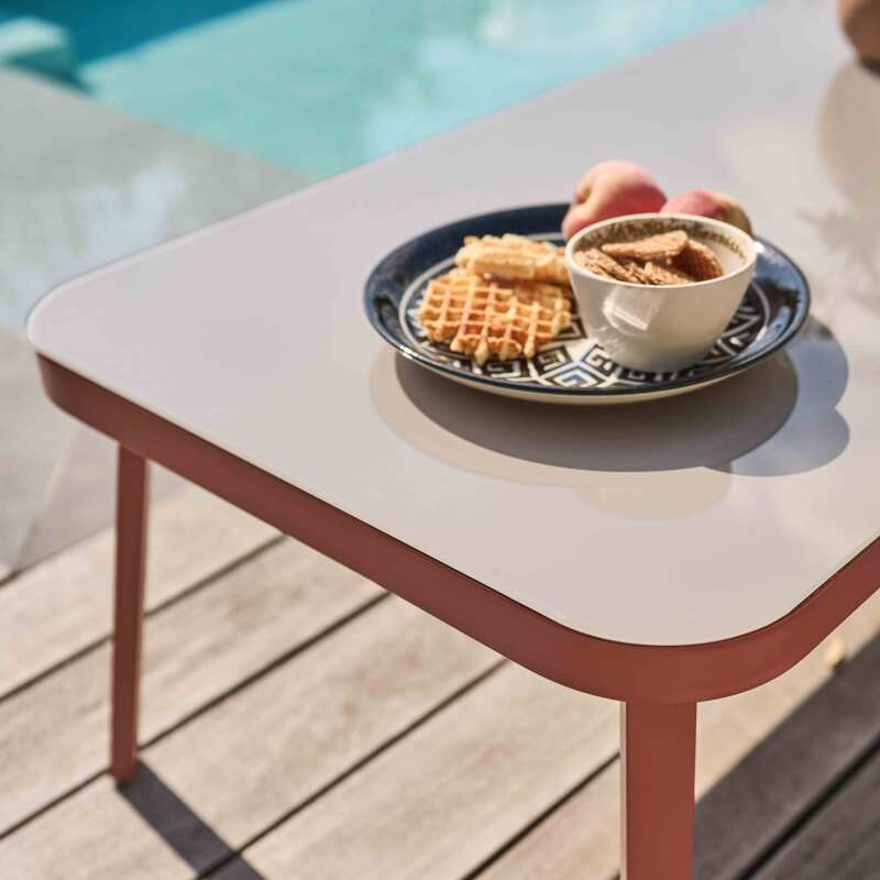 Conjunto de muebles de jardín de aluminio de 5 plazas (4/7)