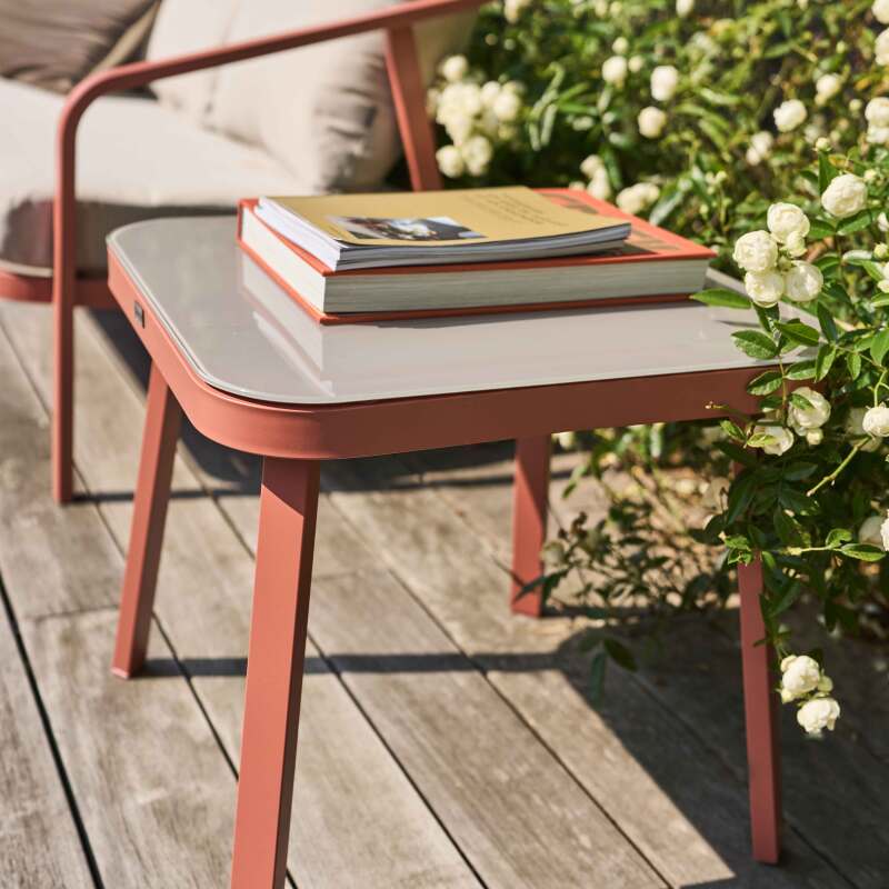 Conjunto de muebles de jardín de aluminio de 5 plazas (3/7)