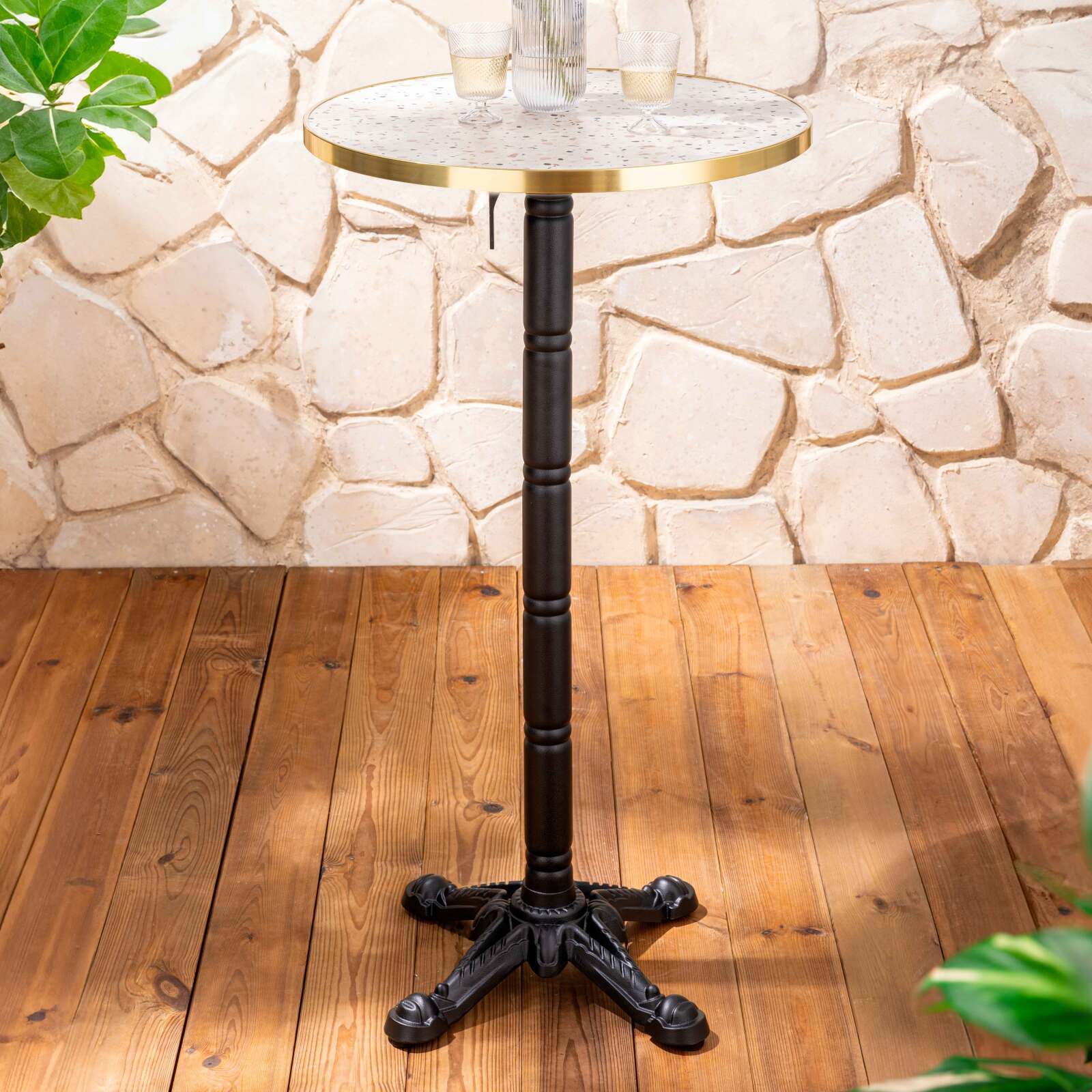 Pata de mesa con sistema basculante 108 cm en hierro fundido Pata de mesa con sistema basculante 108 cm en hierro fundido