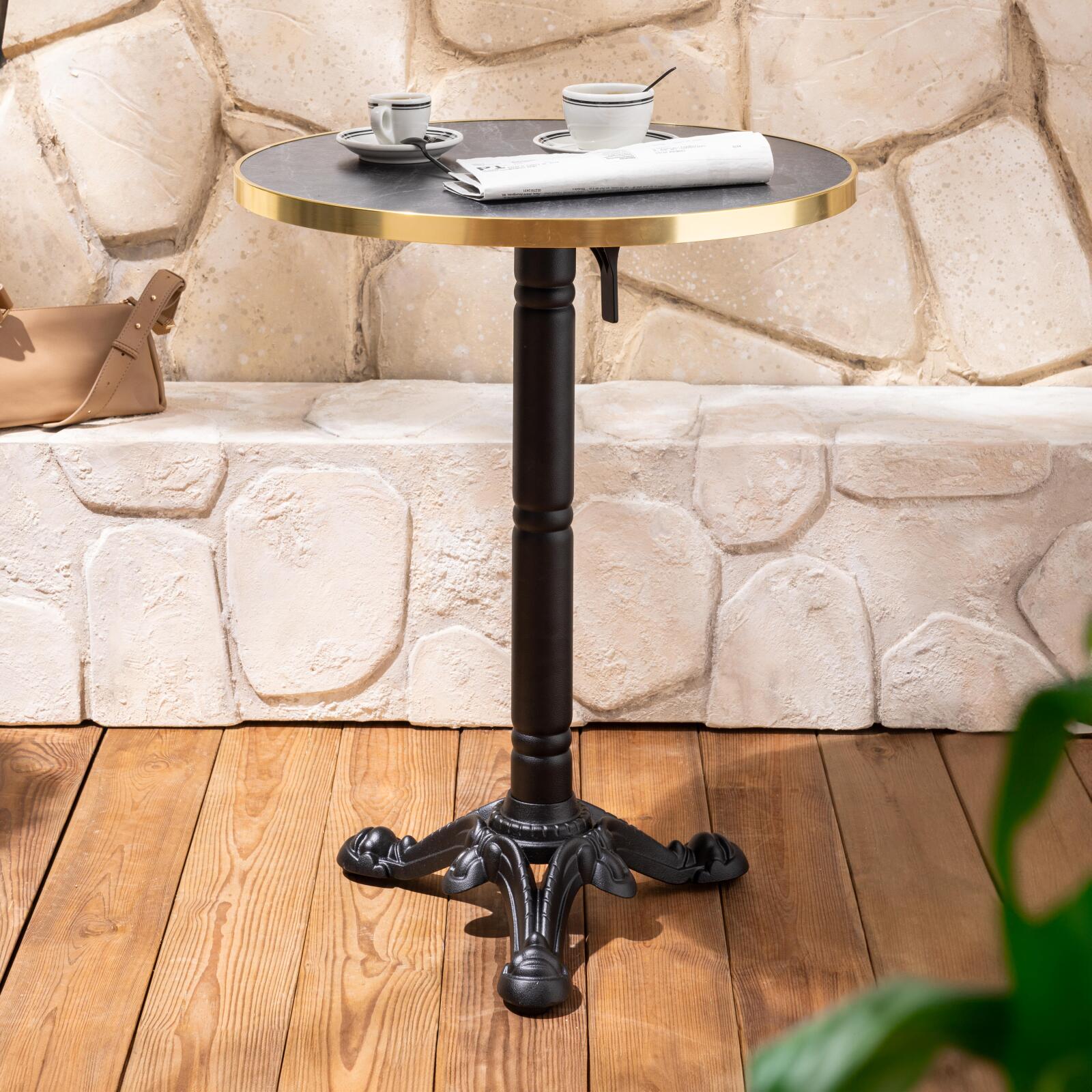 Pata de mesa con sistema basculante 72 cm en hierro fundido