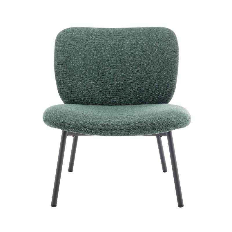 Lote de 2 sillones de acero y tela (5/6)