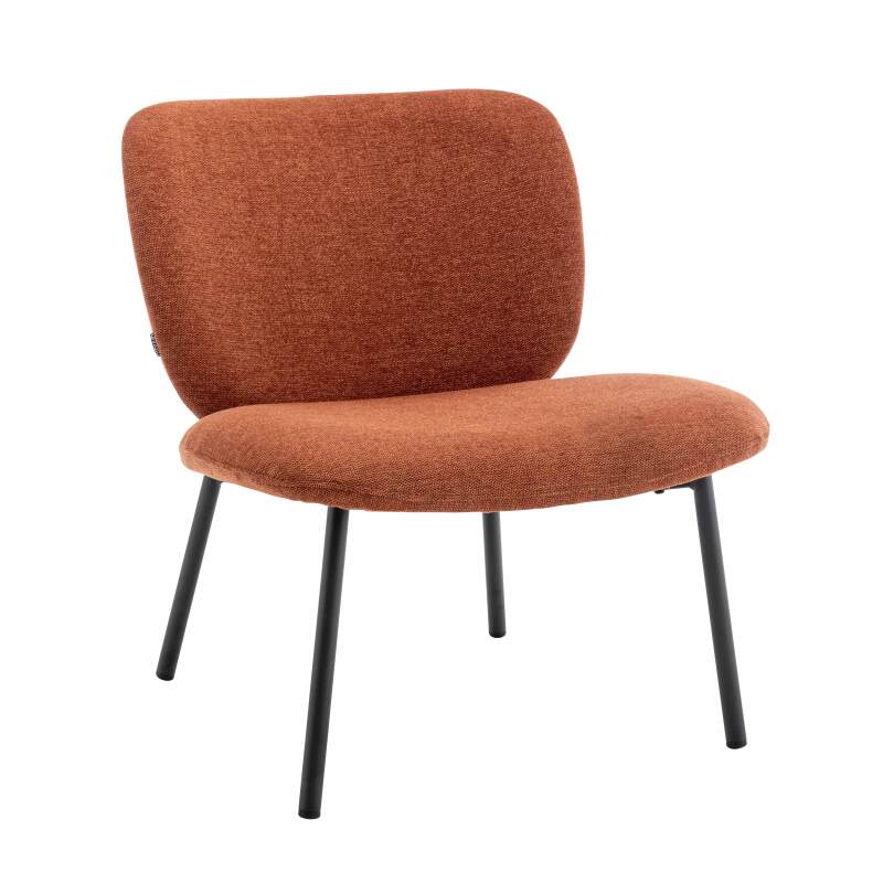 Lote de 2 sillones de acero y tela (2/6)