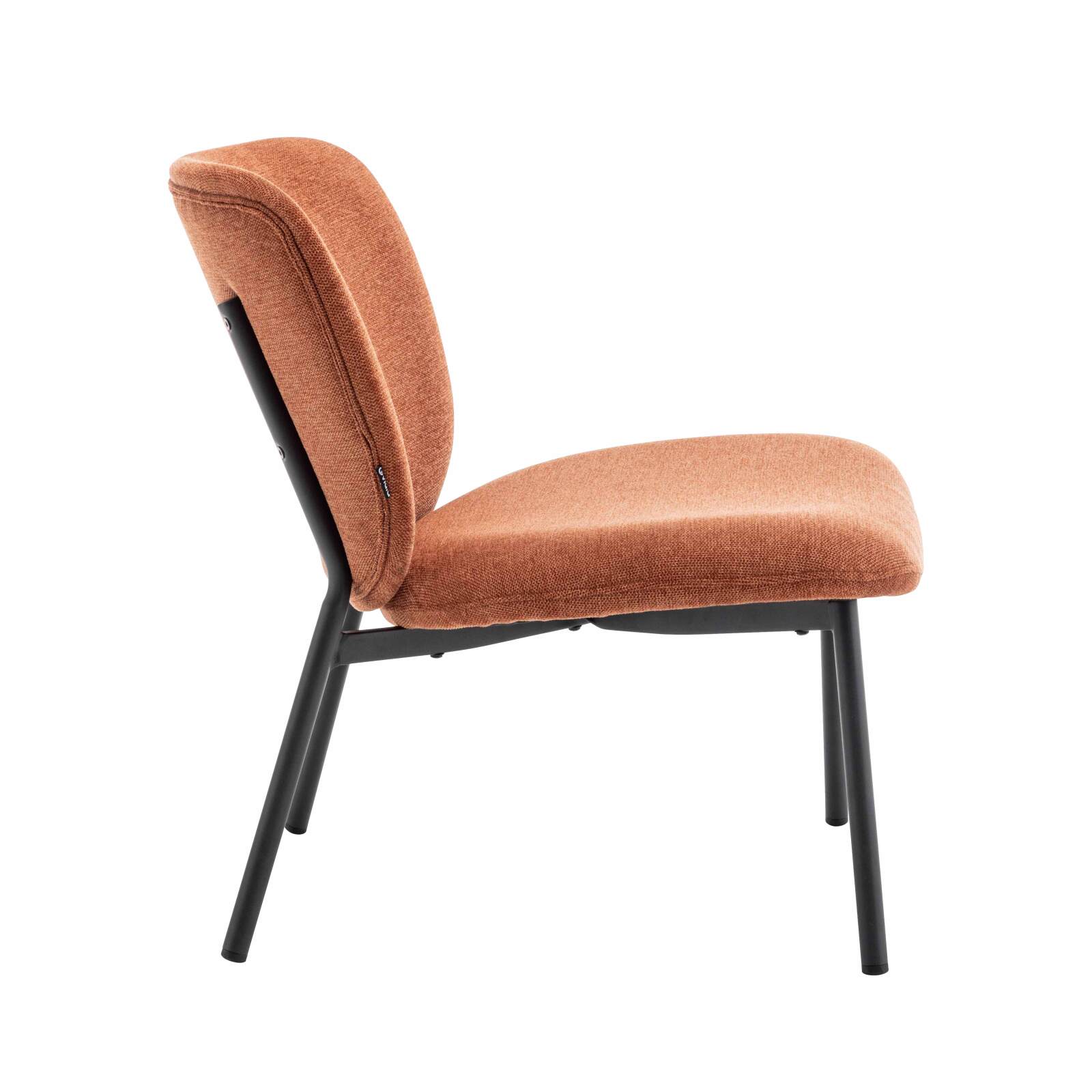 Lote de 2 sillones de acero y tela