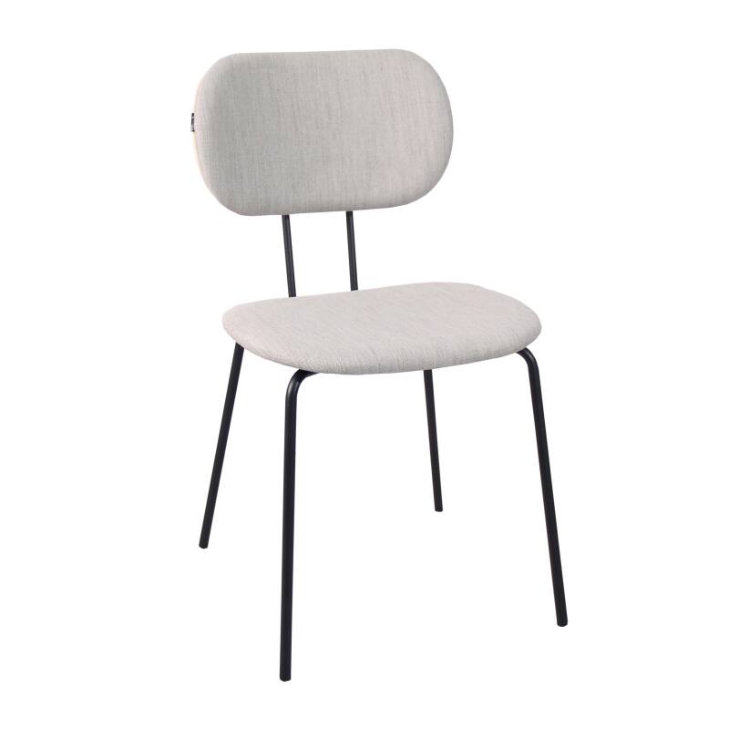 Conjunto de 2 sillas de diseño en acero y madera