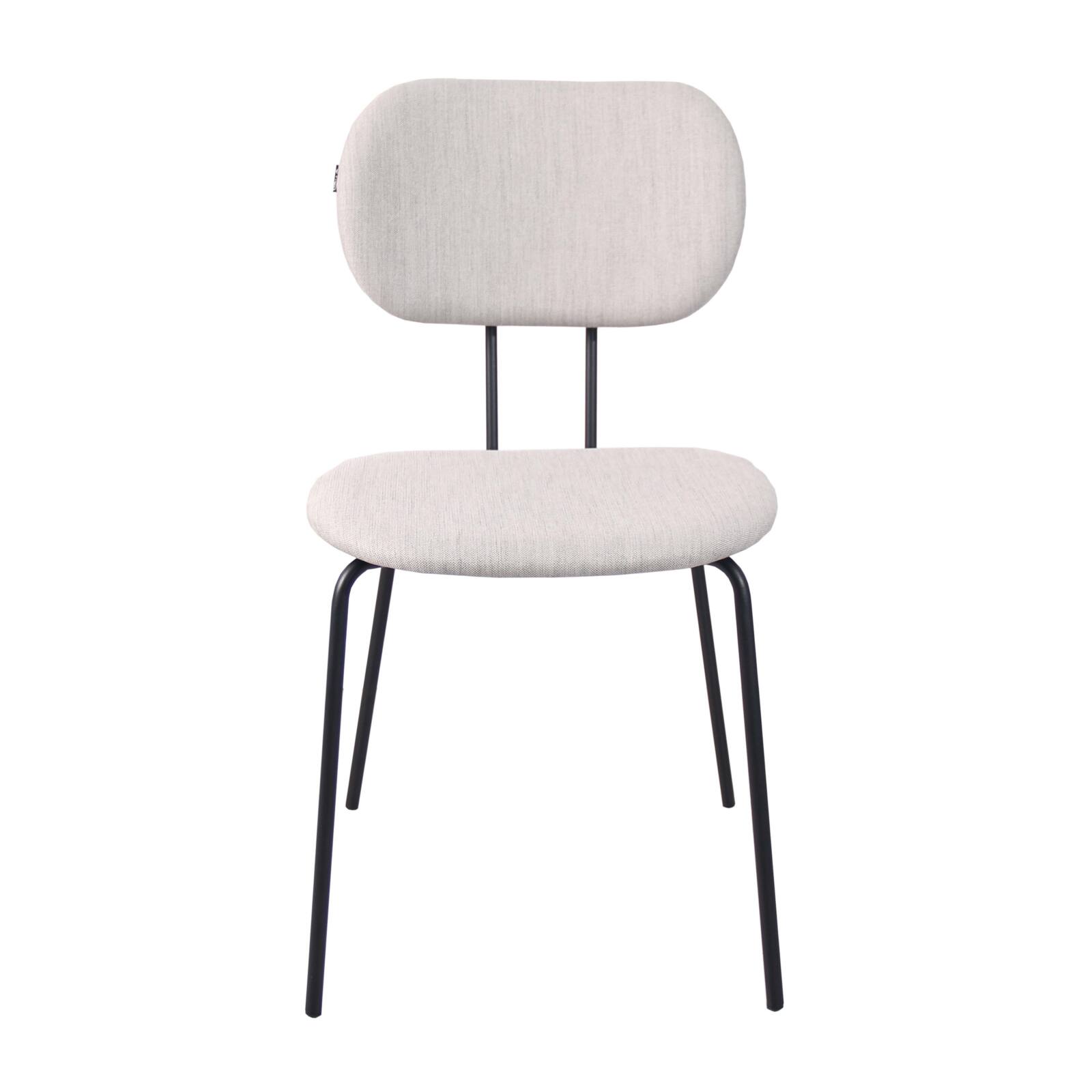 Conjunto de 2 sillas de diseño en acero y madera