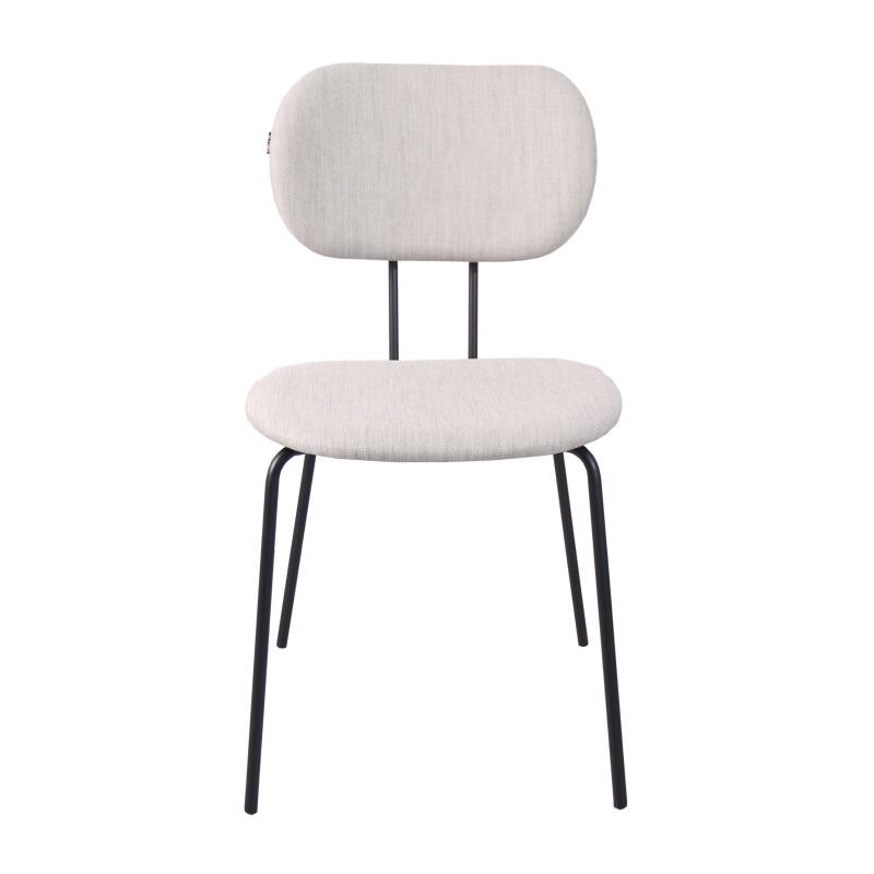 Conjunto de 2 sillas de diseño en acero y madera