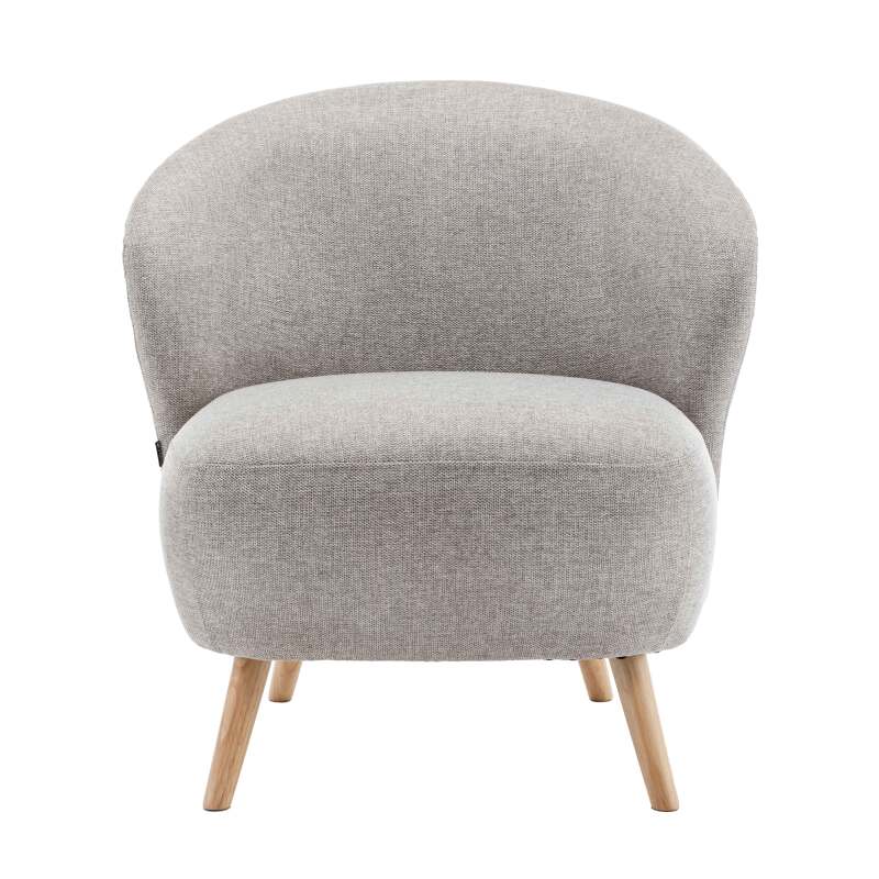 Sillón relax en madera y tela (4/5)