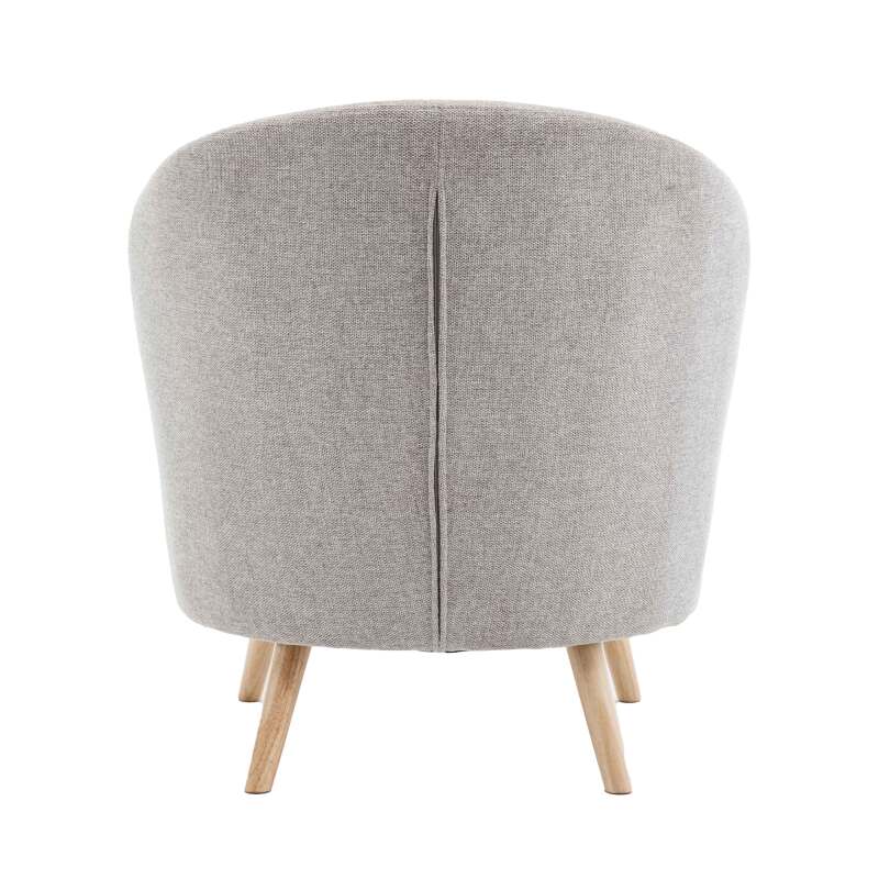 Sillón relax en madera y tela (3/5)