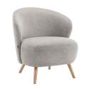 Sillón relax en madera y tela